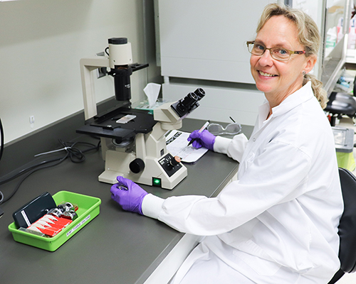 Facility manager Vicki Keeler